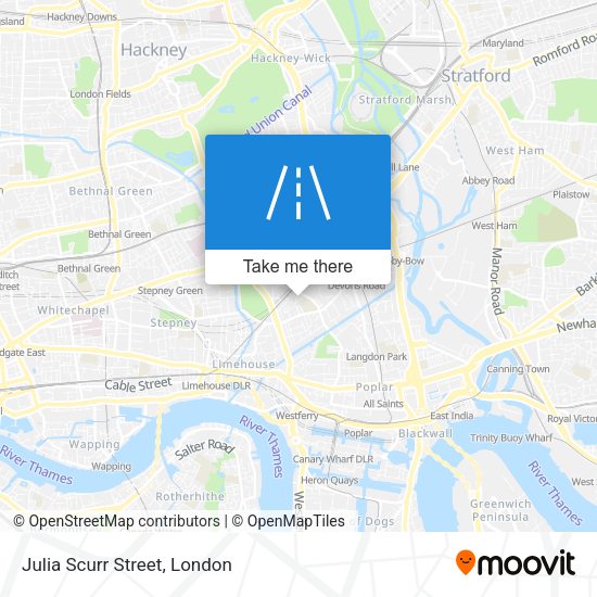 Julia Scurr Street map