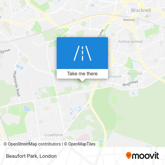 Beaufort Park map