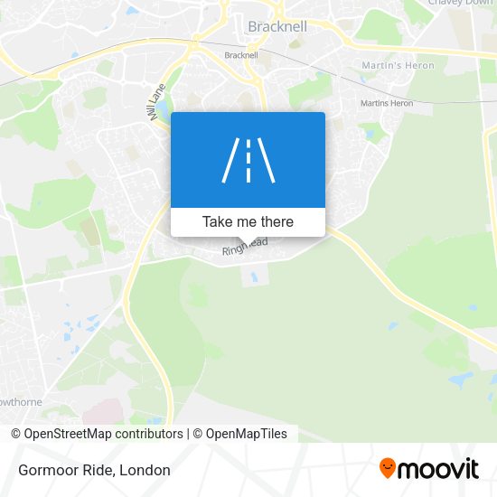 Gormoor Ride map