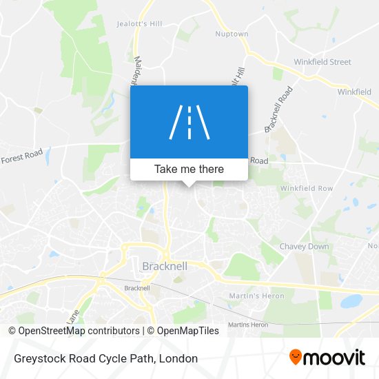 Greystock Road Cycle Path map