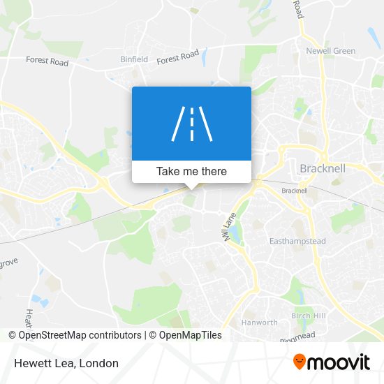Hewett Lea map