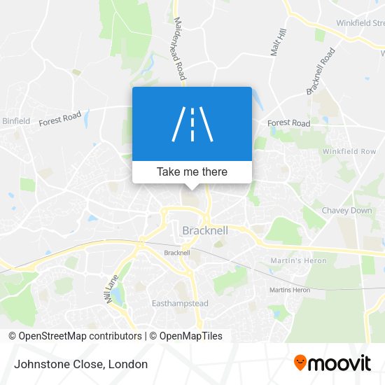 Johnstone Close map