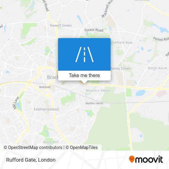 Rufford Gate map