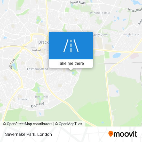 Savernake Park map