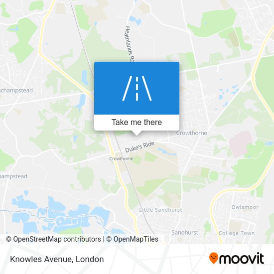 Knowles Avenue map