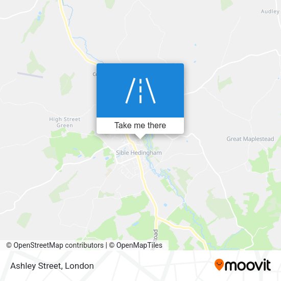Ashley Street map