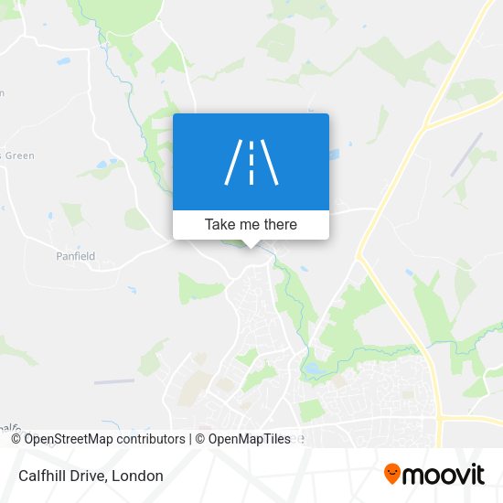 Calfhill Drive map