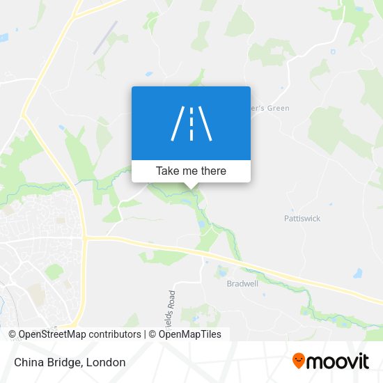 China Bridge map
