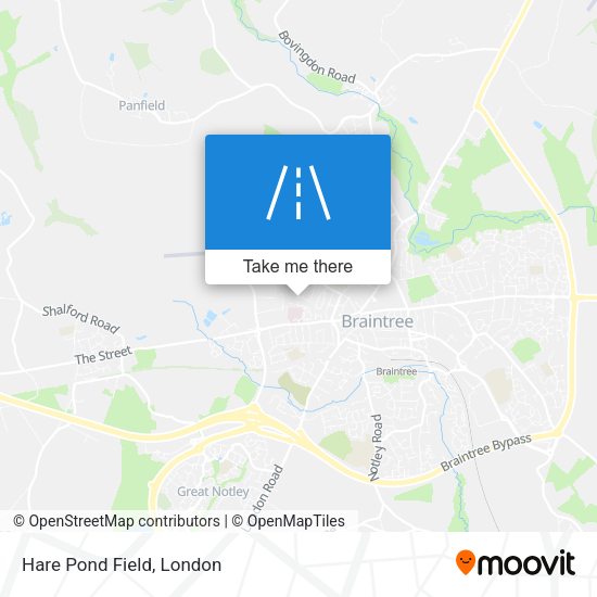Hare Pond Field map