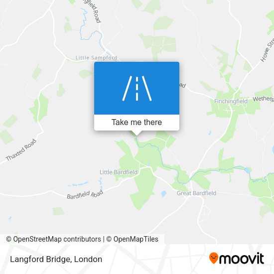 Langford Bridge map