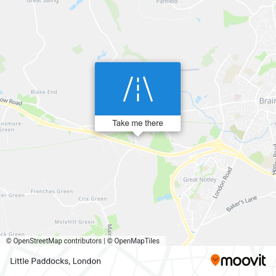 Little Paddocks map