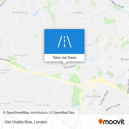 Old Challis Rise map