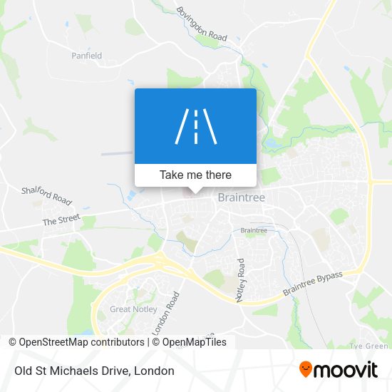 Old St Michaels Drive map