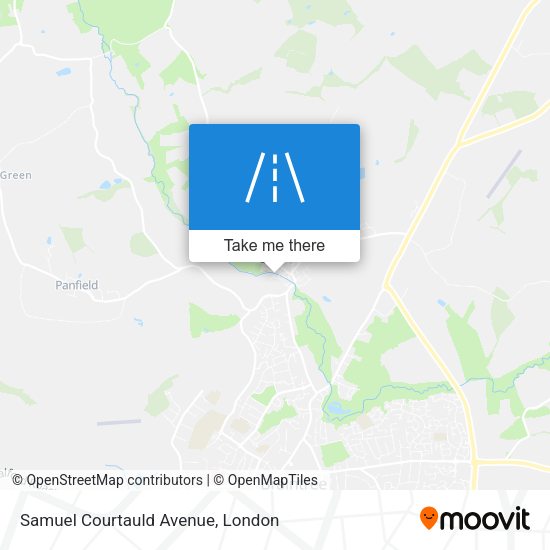 Samuel Courtauld Avenue map