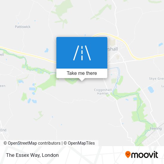 The Essex Way map