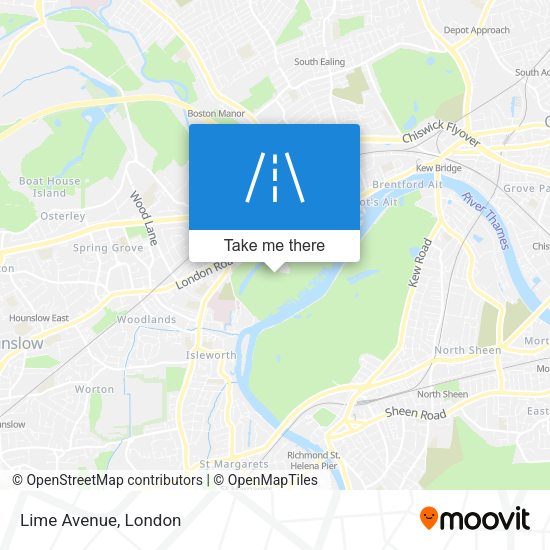 Lime Avenue map