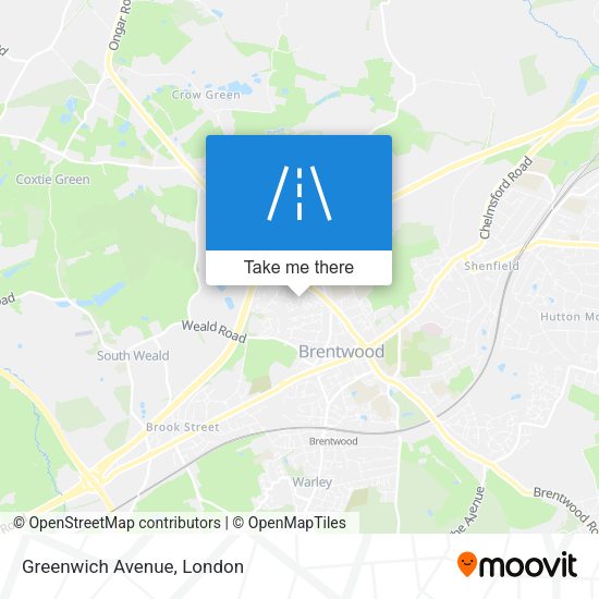 Greenwich Avenue map