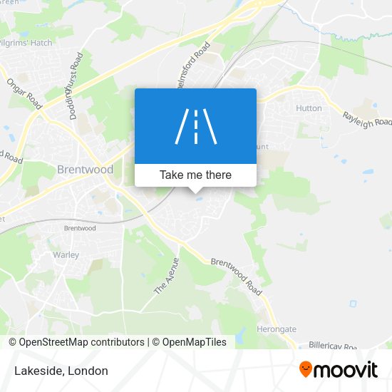 Lakeside map