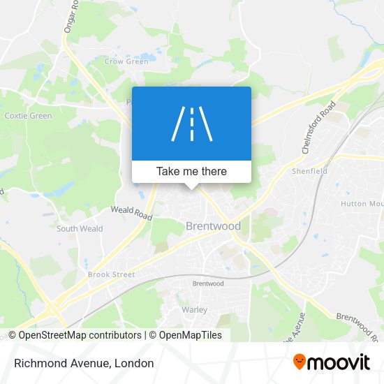 Richmond Avenue map