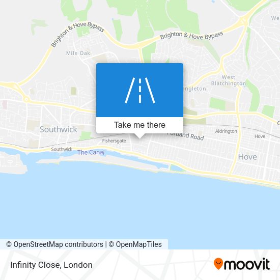 Infinity Close map