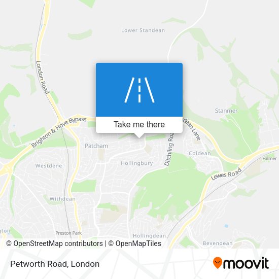 Petworth Road map