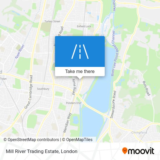 Mill River Trading Estate map