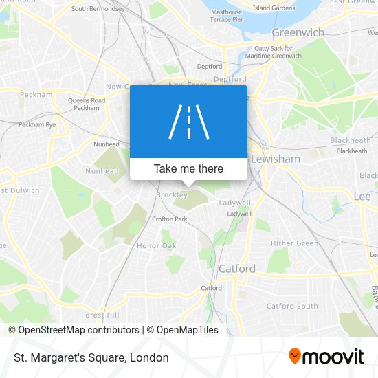 St. Margaret's Square map