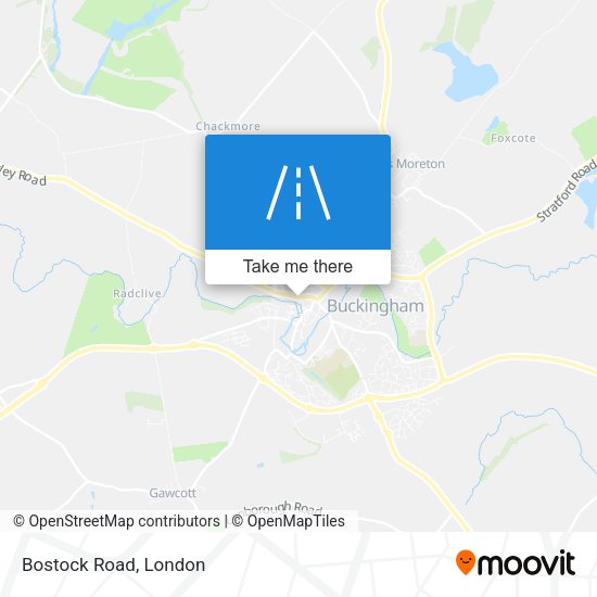 Bostock Road map