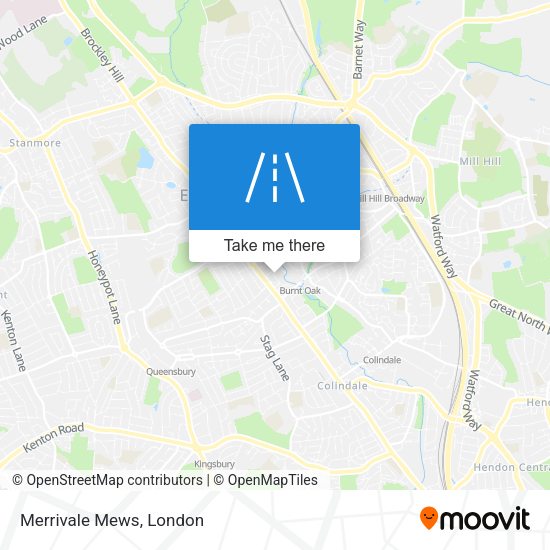Merrivale Mews map