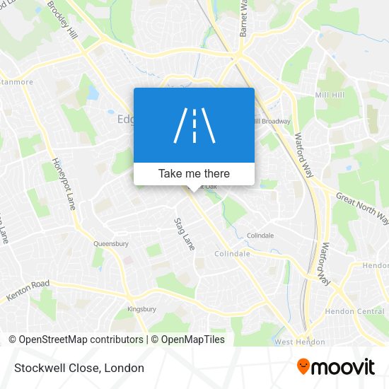 Stockwell Close map