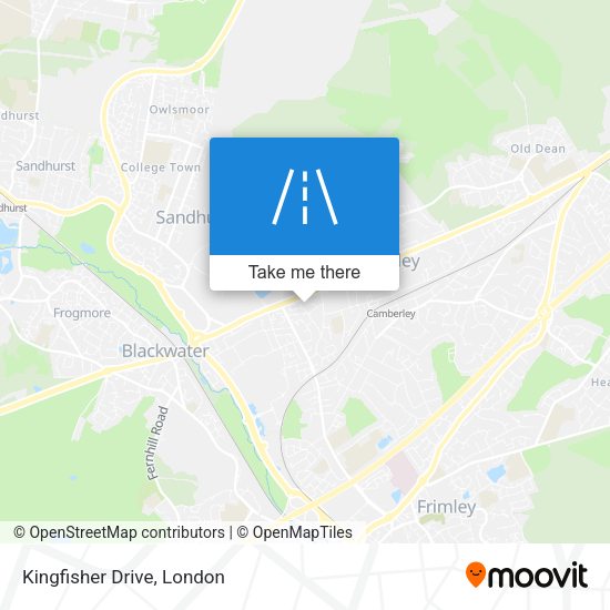 Kingfisher Drive map