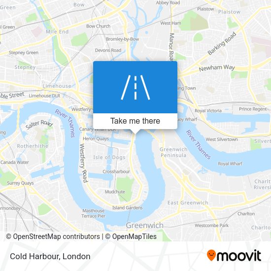 Cold Harbour map