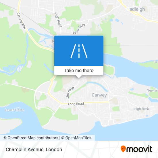 Champlin Avenue map