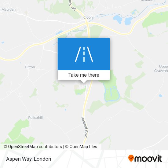 Aspen Way map