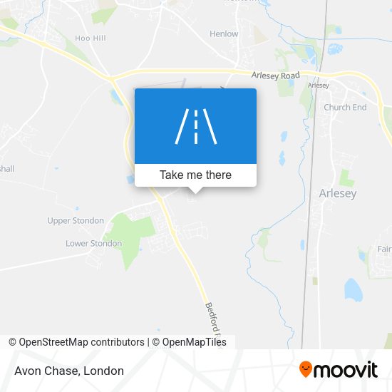 Avon Chase map