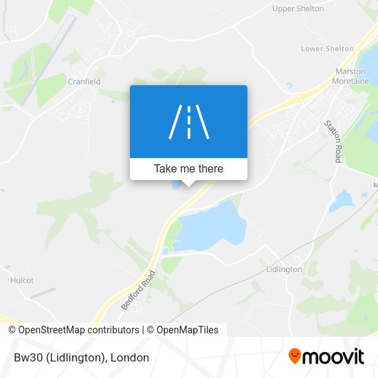 Bw30 (Lidlington) map