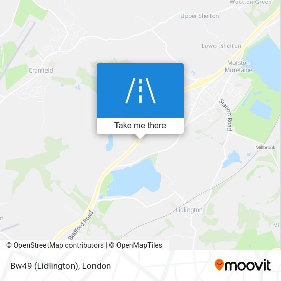 Bw49 (Lidlington) map