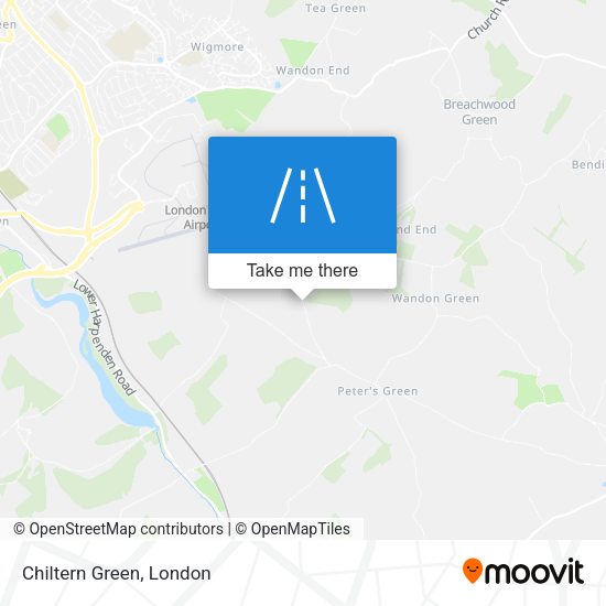 Chiltern Green map