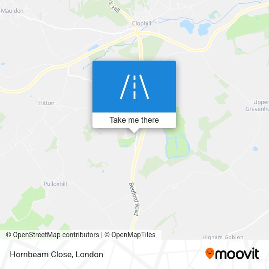 Hornbeam Close map