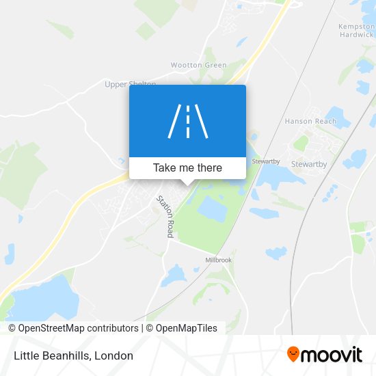 Little Beanhills map