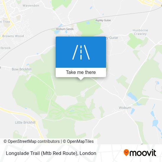 Longslade Trail (Mtb Red Route) map