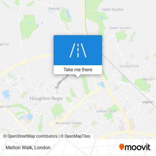 Melton Walk map