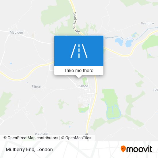 Mulberry End map
