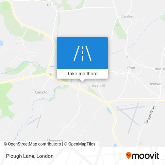 Plough Lane map