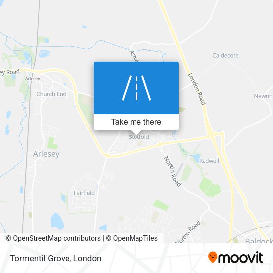 Tormentil Grove map