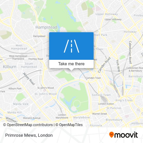 Primrose Mews map