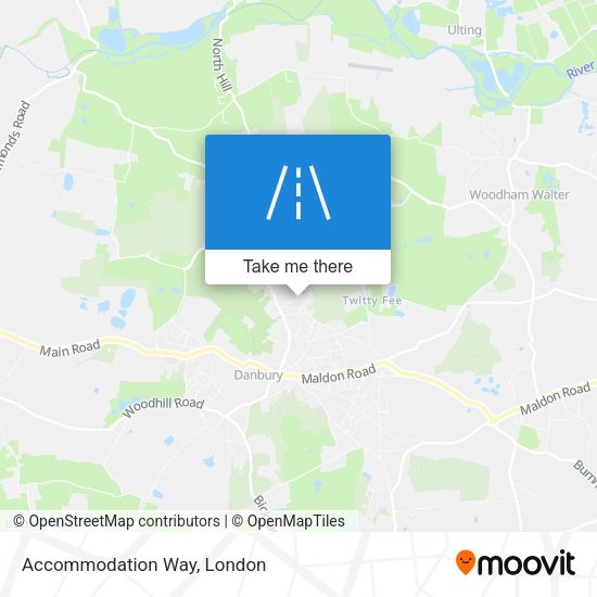 Accommodation Way map