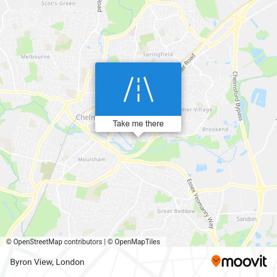 Byron View map