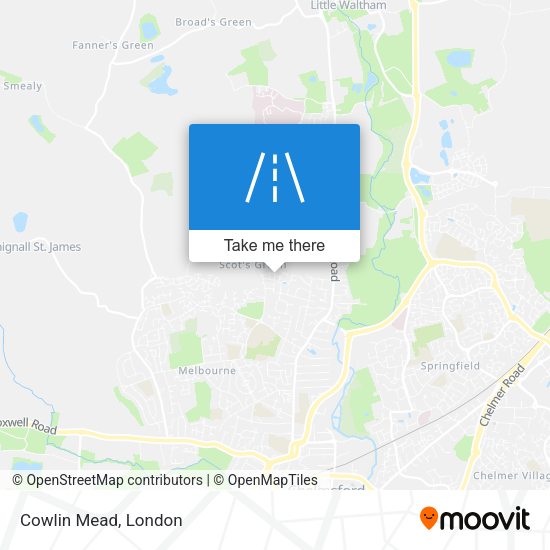 Cowlin Mead map