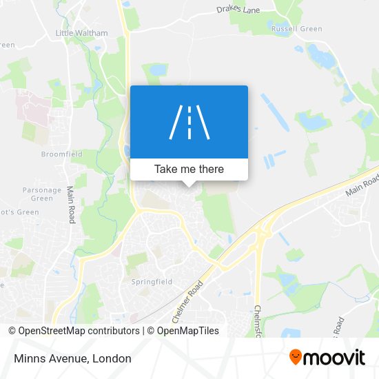 Minns Avenue map